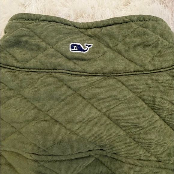 Vineyard Vines women’s diamond quilted dreamcloth shep shirt, green, xs/s - Picture 5 of 11